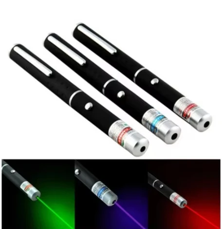 Laser pointer LED flashlight Long distance laser pointer Red purple Green teaching pen