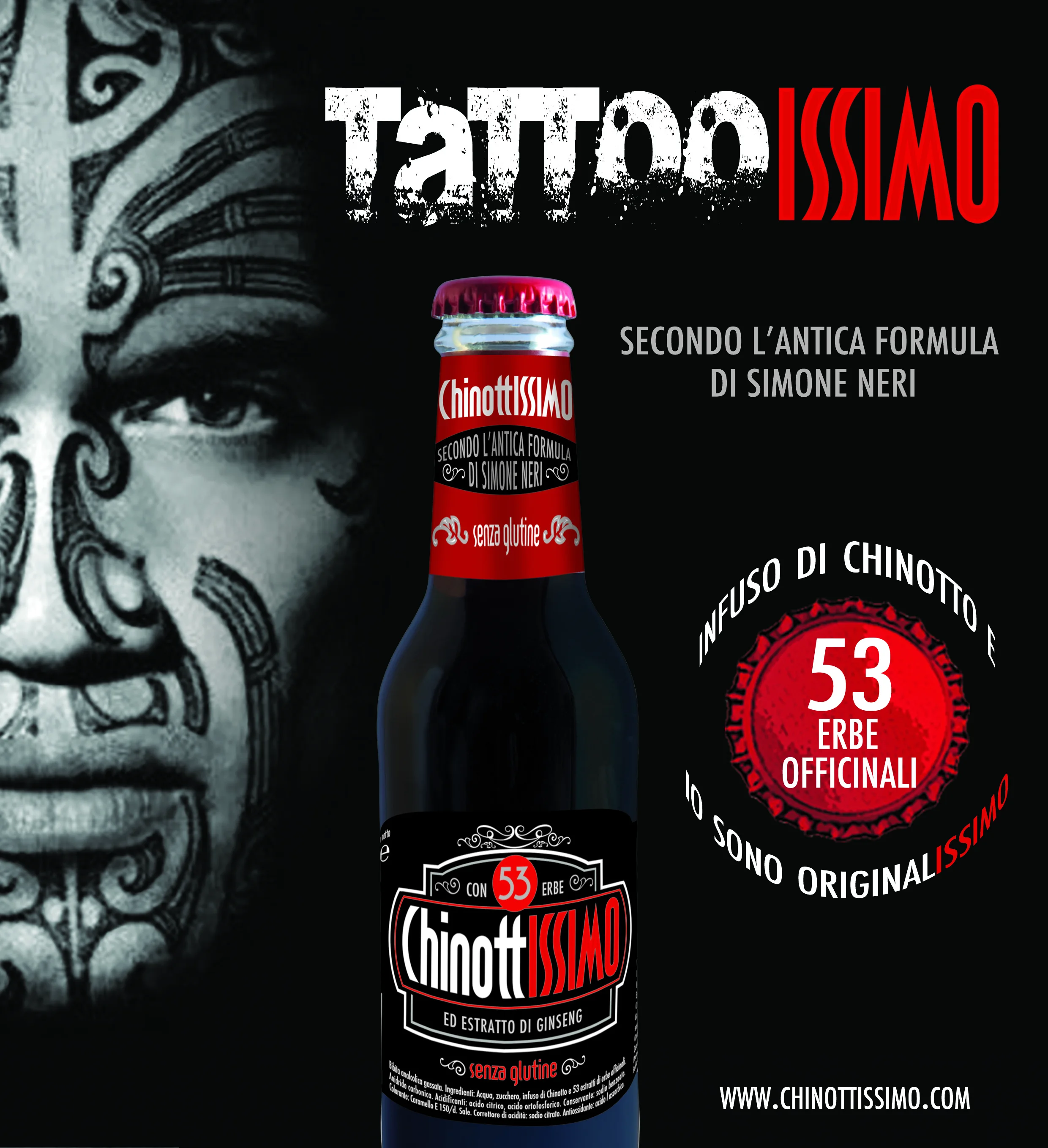 Made in Italy holiday health CHINOTTISSIMO DARK glasses 250ml herbalif drinking orange soft drink flavors bottle