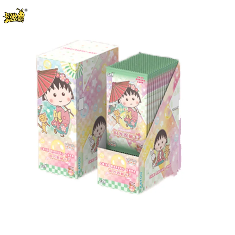 google wholesale 36 box tier 4 KAYOU Authorized  Mistery Box sakura momoko play card Chibi Maruko Chan collect cards