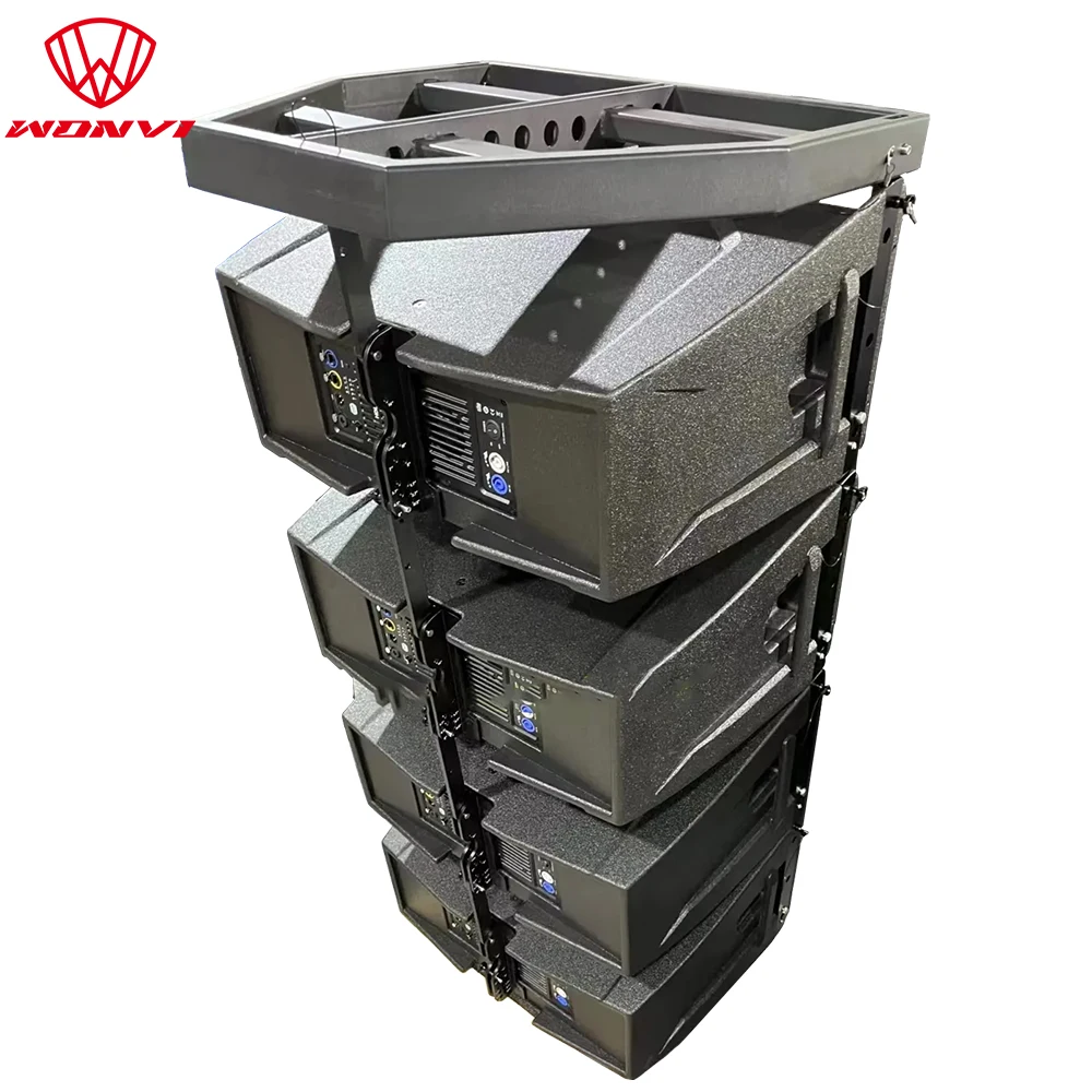 High Quality Dual 8 Inch Neo Active Line Array Sound System High Power Speaker