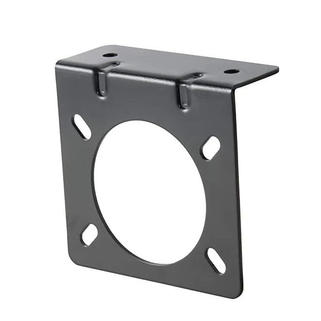 2022 US Type Metal Part Assembly Car Connector Socket Body Mounting Trailer Bracket For Socket
