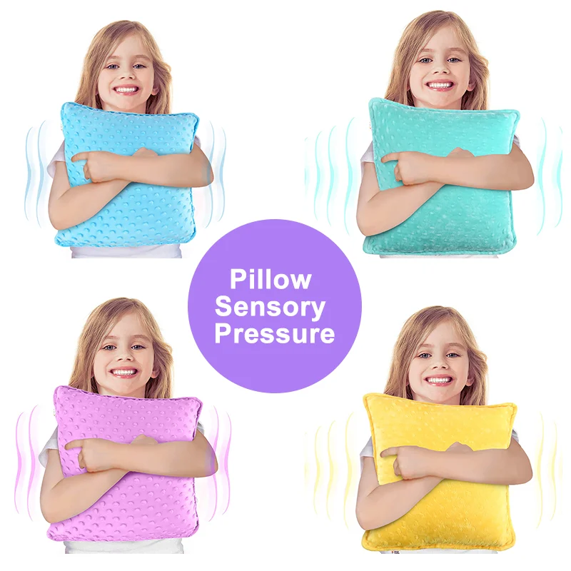 Adhd Multiple Color Options Wholesale Autism Products Fitted Bed Pillow Sensory Pressure For Therapy Kids