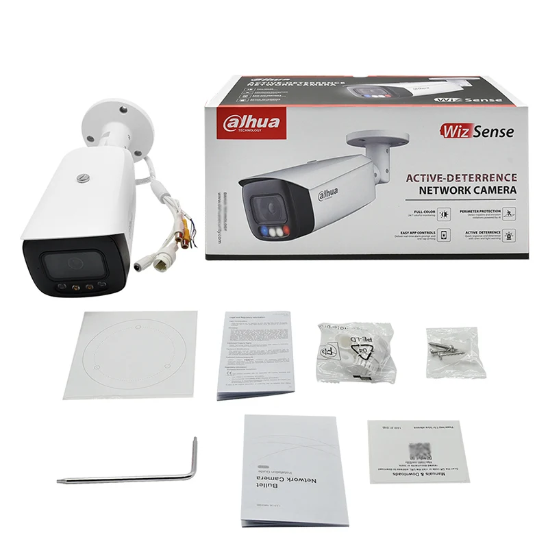 Dahua Tioc 8MP Smart Dual Light Active Deterrence Vari-focal Bullet WizSense Network Camera IPC-HFW3849T1-ZAS-PV