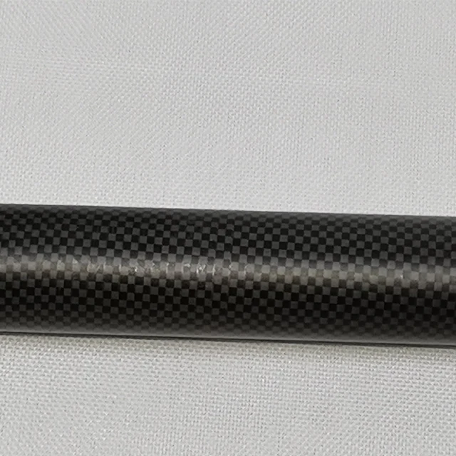customize factory manufacturing 1000mm twill matte Plain weave 3k carbon fiber tube rod pole pipe
