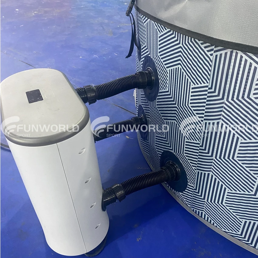 Funworldsport High Security Split Spring Lazy Tub Inflatable Bathtub Indoor And Outdoor Portable Hot Tub Spa Hot Tube