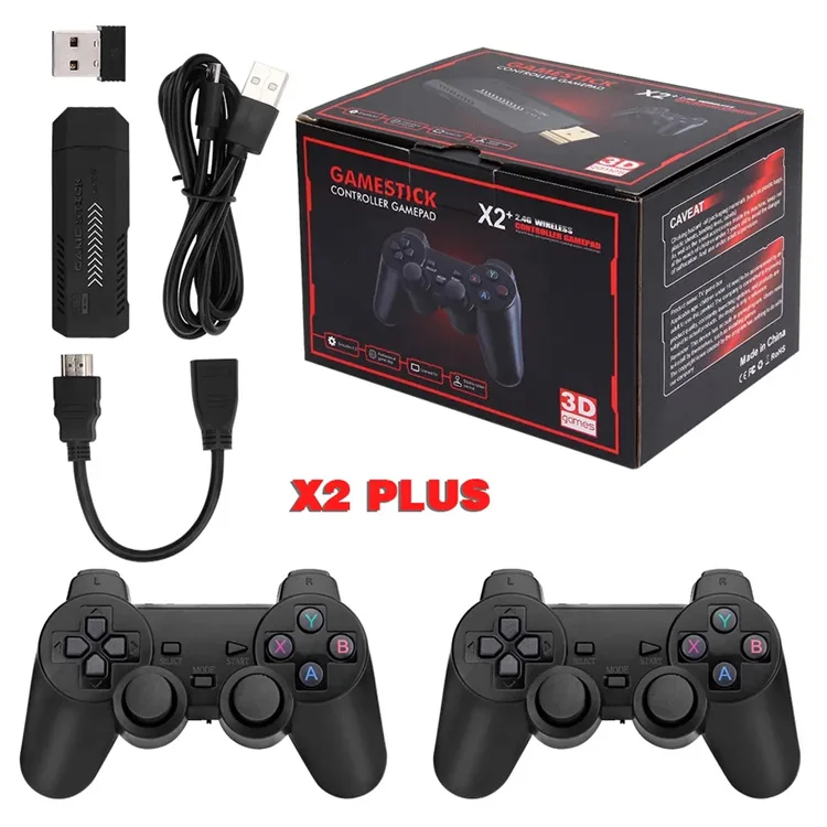 Игровая мини-игровая приставка X2 горячая 4K Ретро HD консоль GD10 64 ГБ встроенная 30000 игр для