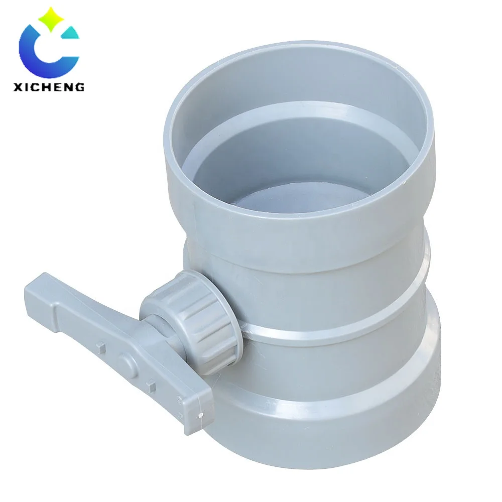  PP Manual Air Check Valve Pneumatic Flow Control regulator Actuated Hand Operated Plastic Duct