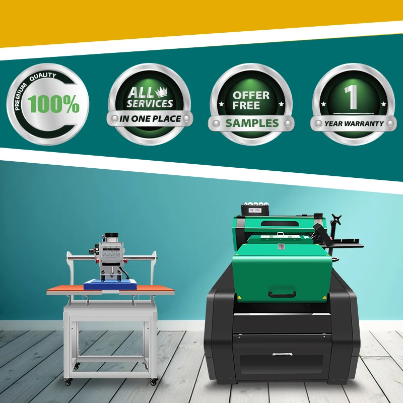 Multiple Configurations Digital A3 Size Inkjet T-Shirt DTF Printer Print with Powder Shaker Machine and Dryer for Sale