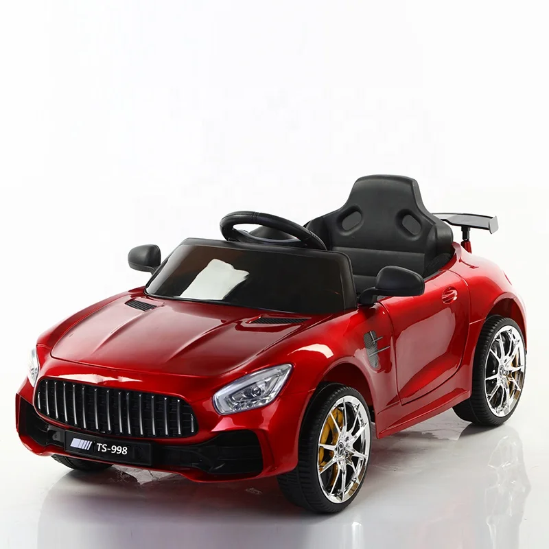 2019 Latest Model Double Motors Kids Electric Ride on Car Baby Electric Car Four Wheels Shock Absorption with Training Wheels