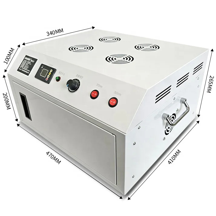 High Efficient 800W UV LED Curing Lamp ultraviolet cure lamp shadowless glue UV Resin curved flexible screen Repair Tool