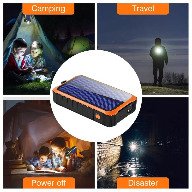  Реальный 12000mah внешний аккумулятор светодиодный фонарик блок питания поделитесь ручными ручками