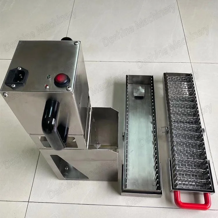 Fast food kitchen upright deep fryer oil filter machine