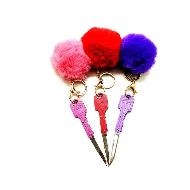 hot sale key shaped folding knife portable