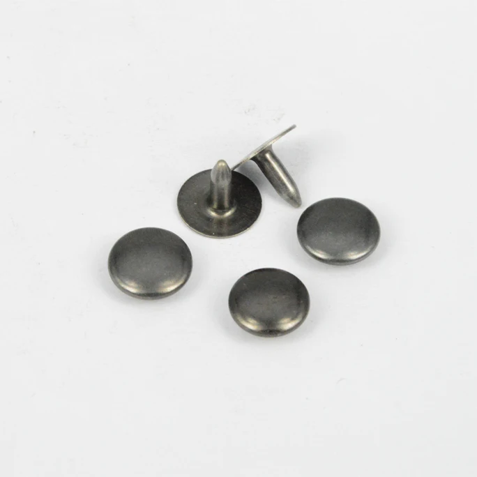 Western Leather Bag Metal Jeans Snap Buttons Rivets