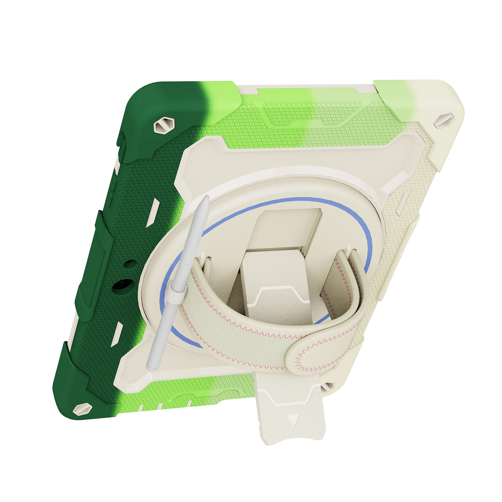 New Style Silicon+PC Hybrid Rugged Case 360 Rotation Heavy Duty Shell Tablet Cover for Microsoft Surface Go 1 2 3