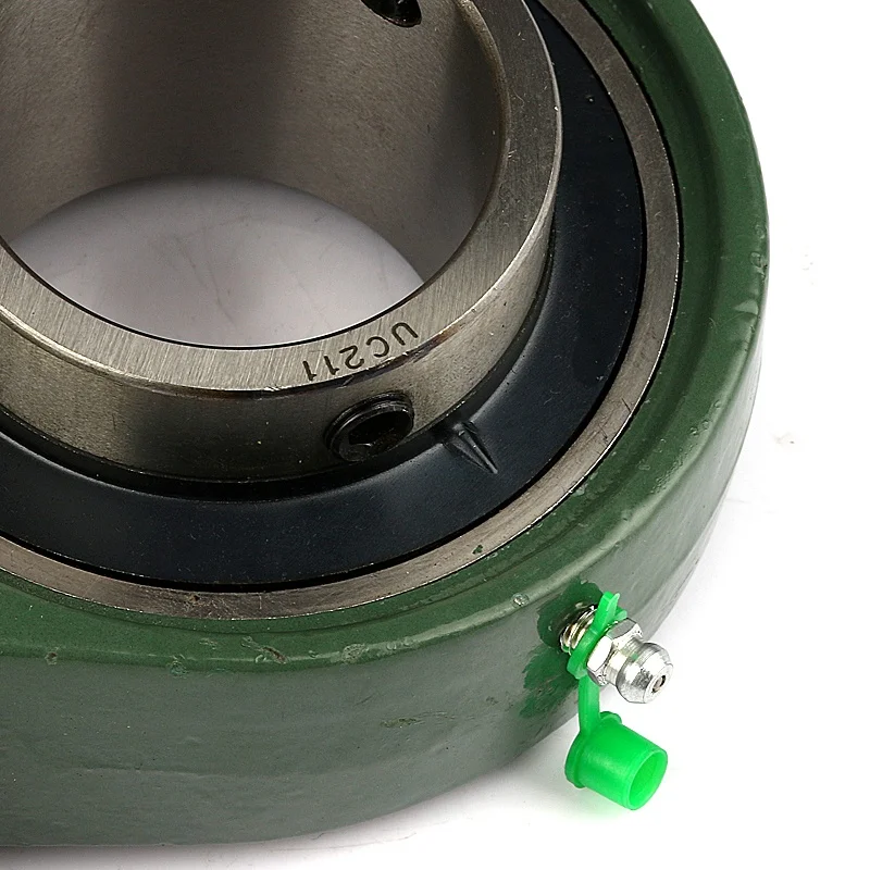 UCP218-56 корпус опорного подшипника корпус блок UC218 P 218 UCP218 два болт блок подушки подшипники с установочный винт Блокировка