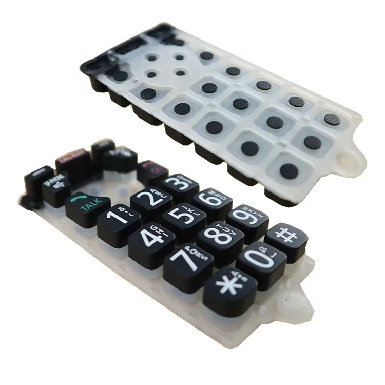 Custom Conductive Silicone Keypad Keyboard Silicone Protective Cover For Remote Control Calculator Electronic Parts