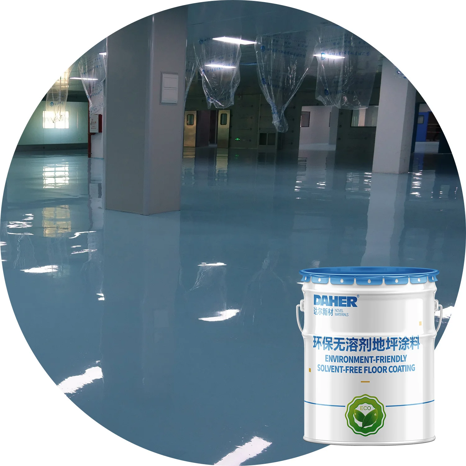 Professional Scratch Resistant Coating Epoxy Flooring Price Self-Leveling Floor Paint
