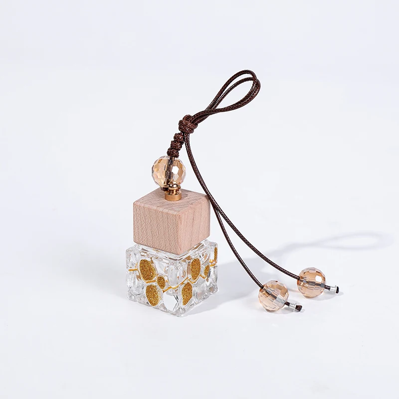 BinQi manufacturer 10ml car square cute glass perfume bottles