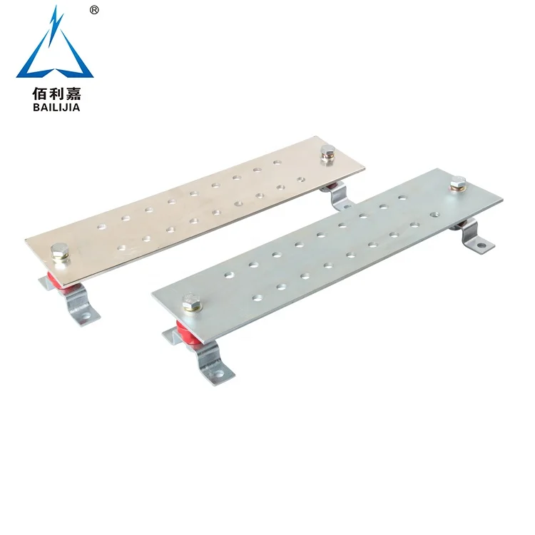 Grounding System Manufacturer Electrical Earth Busbar Bare Copper Bus Bar