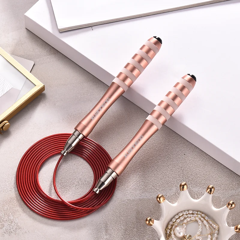 Cable New Best Outdoor Private Label Sport Jump Rope Fitness Training Weighted High Speed Skipping Jump Rope with Logo