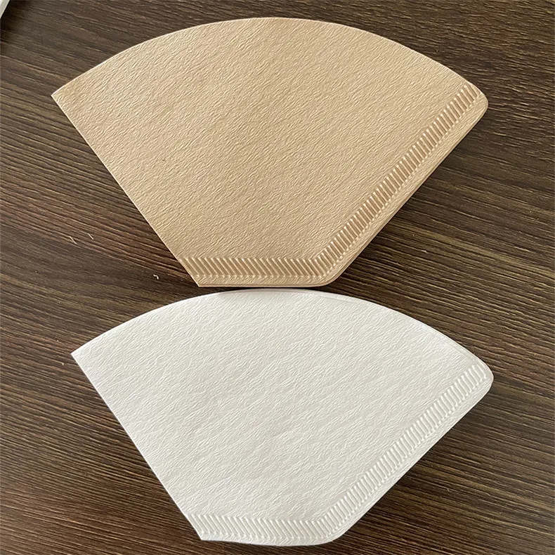 1-4 Cups Multiple Heat Seal V60 Foldable Origami Coffee Dripper Coffee Filter Paper For Drip Coffee