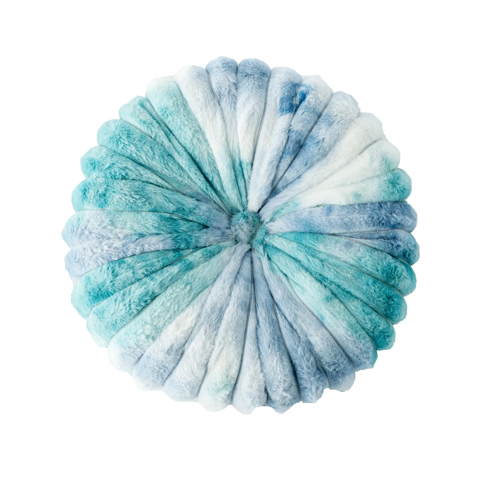 Amity Ins Style Round Pumpkin Pillow Tie Dyed Stripe Handmade Wheel Pillow Sofa Cushion Bedside Seat Cushions for Home Decor