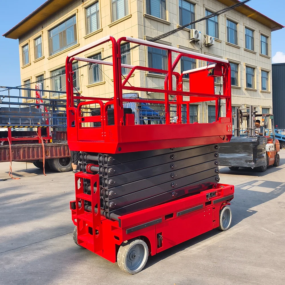 Self-propelled hydraulic trolley lift 500kg electric scissor lift platform 200kg lift table price