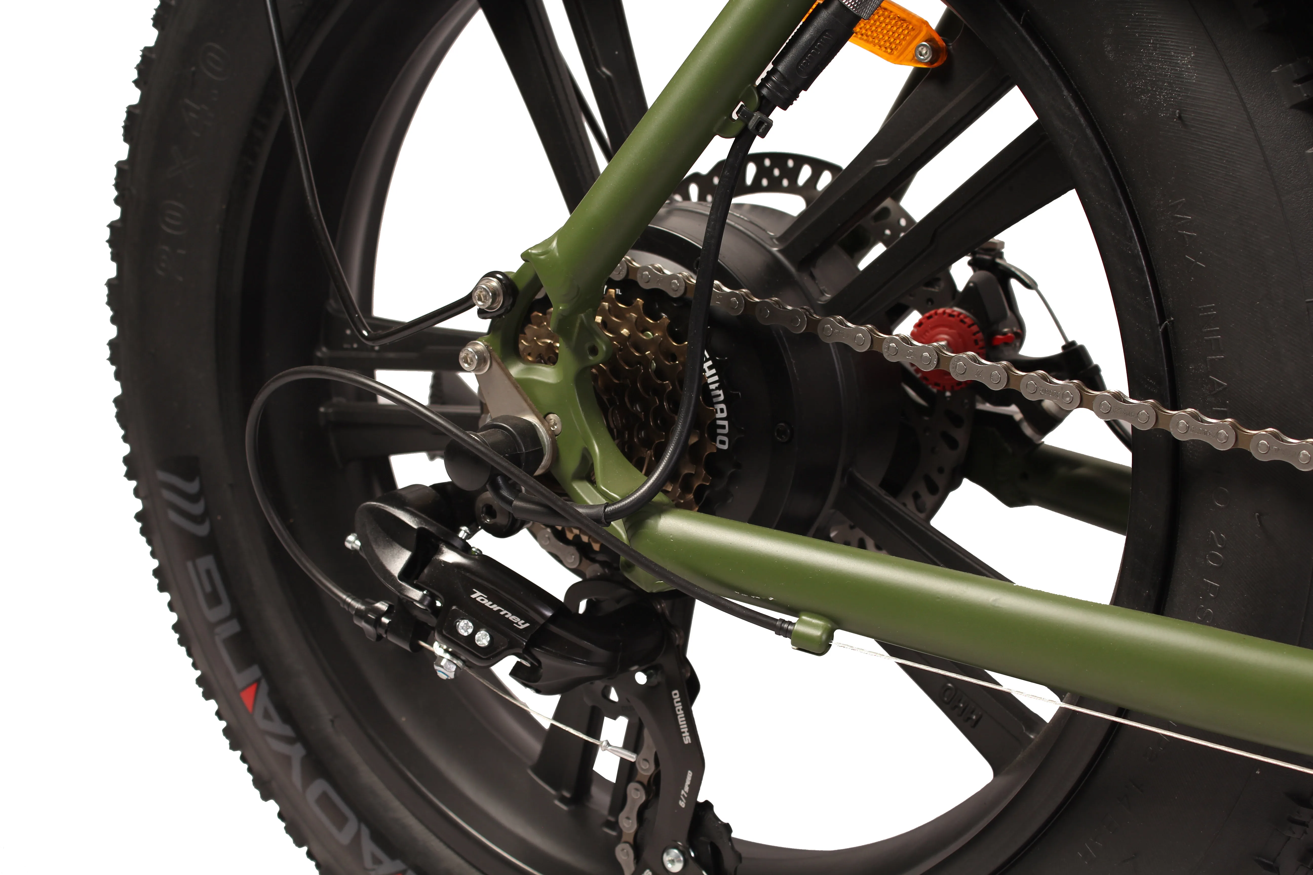 48V 750W powerful retro design banana two seats electric fat tire mountain bike in US warehouse