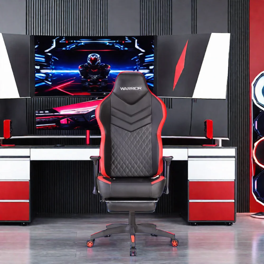 Luxury High Back Ergonomic Swivel Executive PU Leather Computer Gamer Gmaing Racing Chair