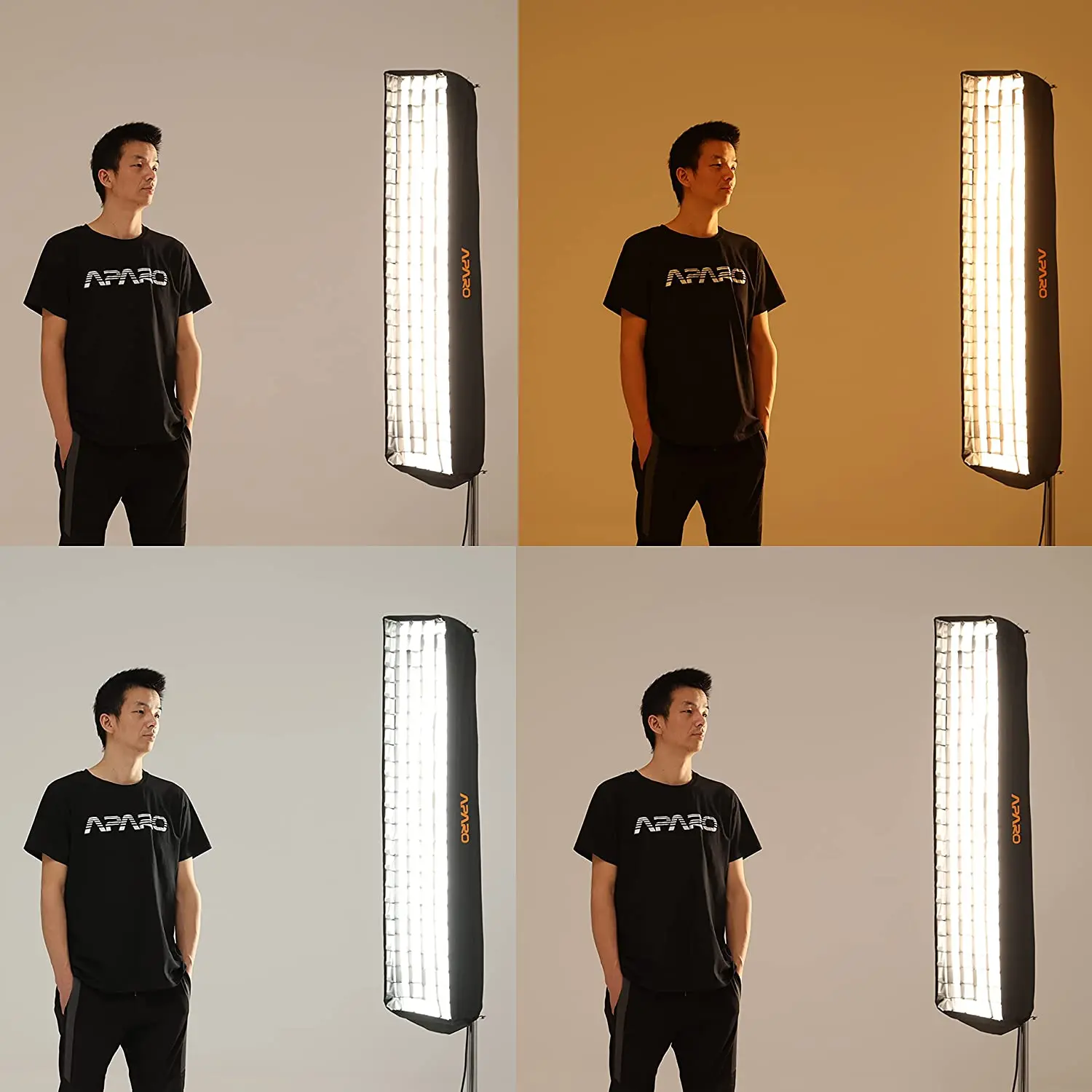 APARO Radi-09 150W Bi-Color 3000K-5600K handheld Air Inflatable Flexible LED Panel video Light for video shooting