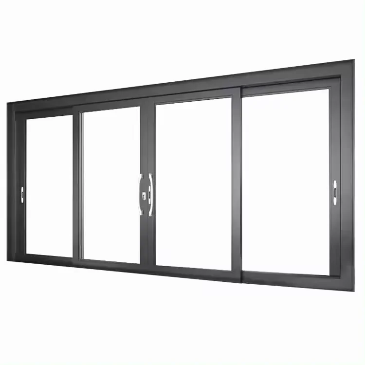 High Quality residence Aluminum alloy Sliding glass door double soft closing 8 wheel sliding door for balcony&kitchen&bathroom