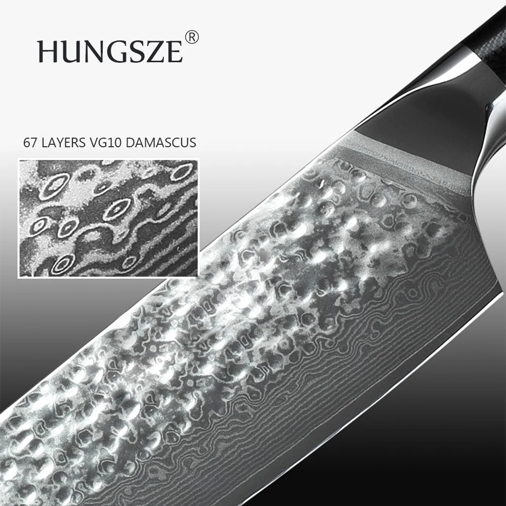 
damascus knife japanese VG10 super steel 8