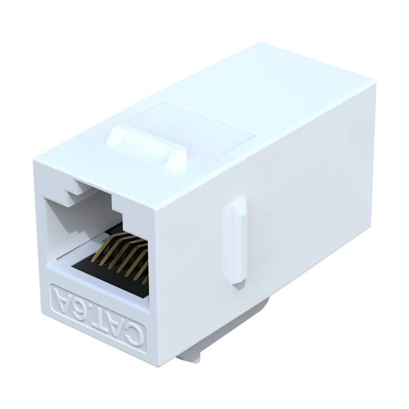 Rj45 cat5e cat6 cat6a network  keystone jack for lan cable keystone jack