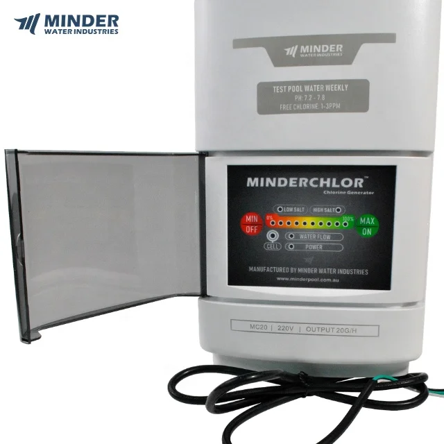 Minder Chlor Chlorine Generator  Swimming Pool Water Salt Chlorinator Chlorine Feeder