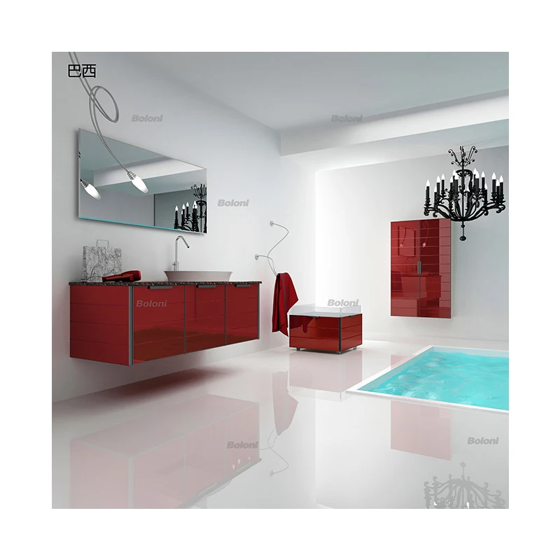 Boloni New Design Vertical Bathroom Furniture Multifunctional Bathroom Wash Basin Cabinet in Bathroom Vanties