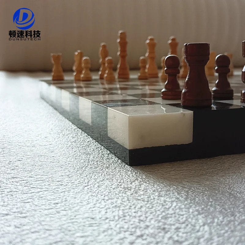 High quality 3 in 1 fide nordic stone tournament marble chess black white pieces sets for men