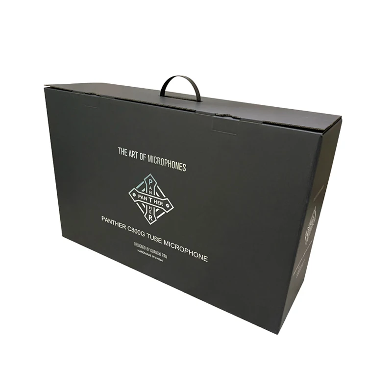 Manufacturers Custom Bearing Big Double Wall Corrugated Shipping Box Packaging Paper Carton with Handle