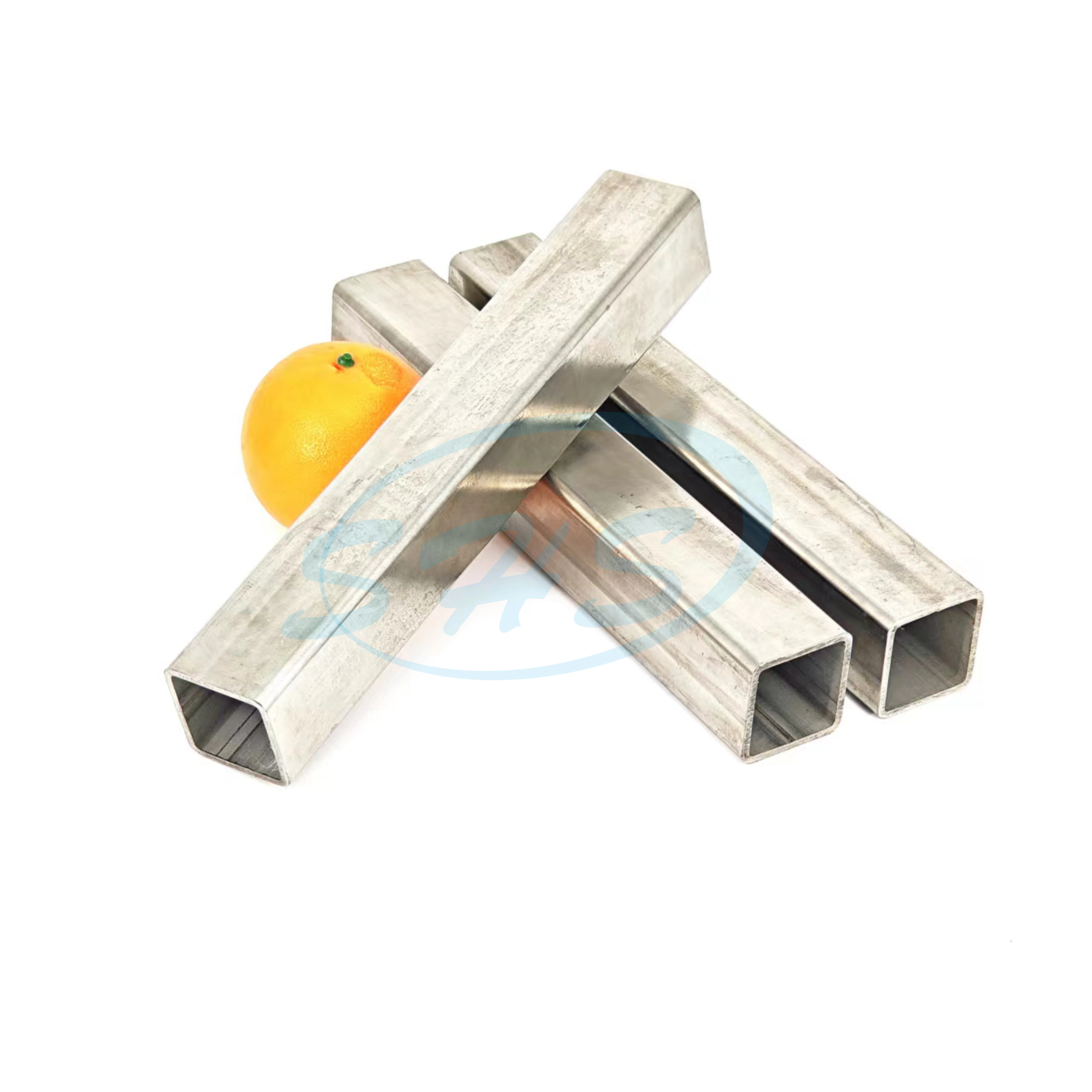 China SS 304 316L stainless steel square pipe square hollow section with hairline surface for balustrade handrail  construction