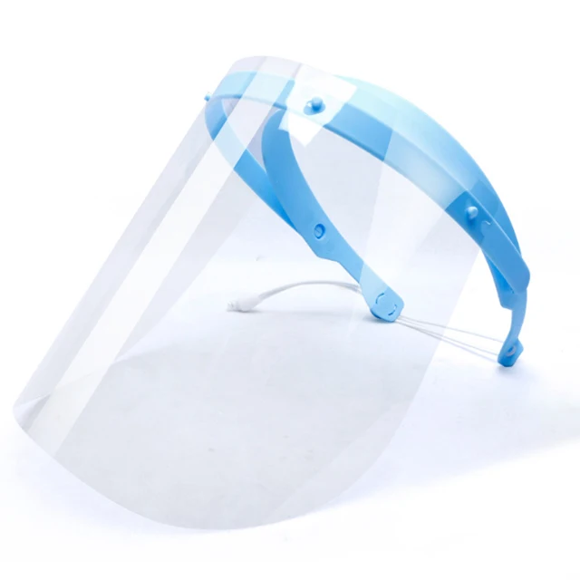 Chinese factory adjustable face shield customize face shield clear fashion face shield