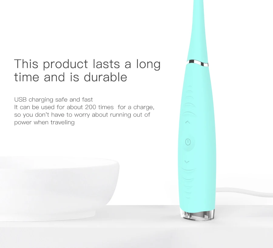 OEM Household Portable Electric Ultrasonic Tooth Calculus Remover  Dental Scaler