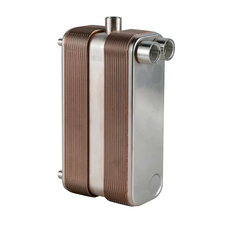 Factory Price Stainless Steel Heat Recovery Energy Saving Treatment Brazing Plate Type Heat Exchanger