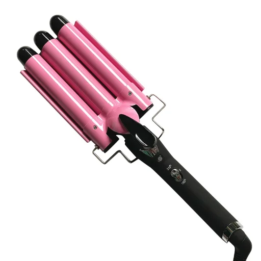 Top Seller Wholesale adjustable curling iron 25mm 3 barrel hair curler mermade mermaid hair waver 	 deutsch crimping tool