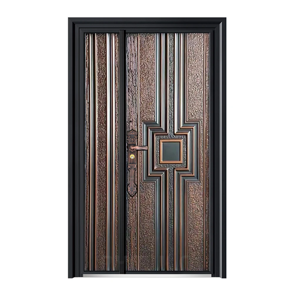 Latest Design Steel Security Door Modern Residential Cast Door Turkish Style Armored Door