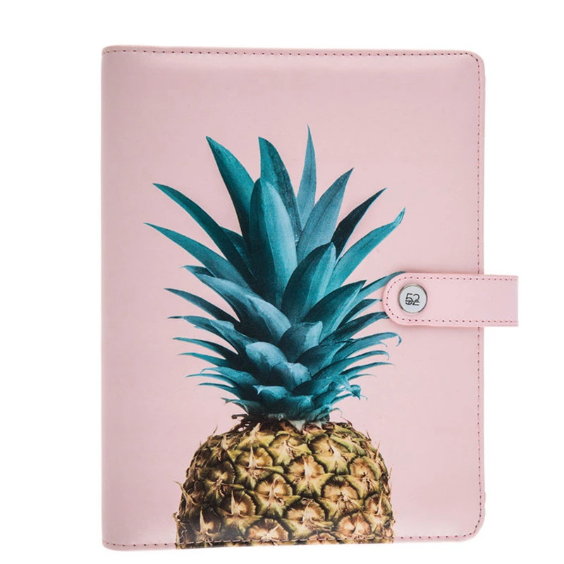 promotional leatherette journal agenda set weekly planner with snap closure