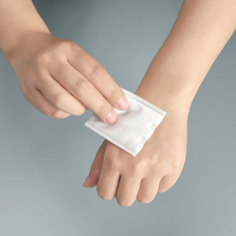 Super September factory wholesale facial makeup cotton pad cosmetic remove cotton round bulk cotton pads