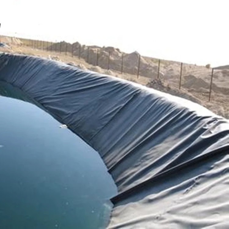  1 5 мм 2 Толстый черный/синий HDPE пластиковый геомембрана для рыбоводства дамба бак воды водоем