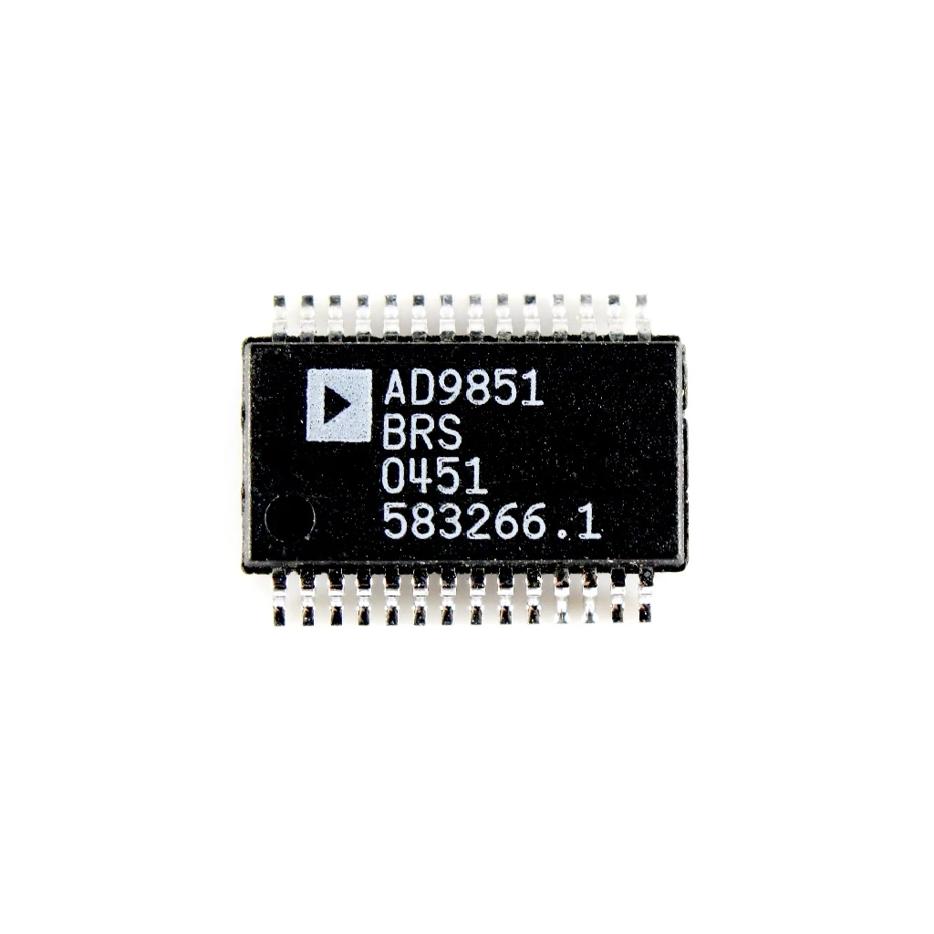 
New original AD9851BRS AD9851BRSZ patch SSOP28 DDS frequency synthesizer IC chip IC DDS DAC W/COMP 180MHZ 