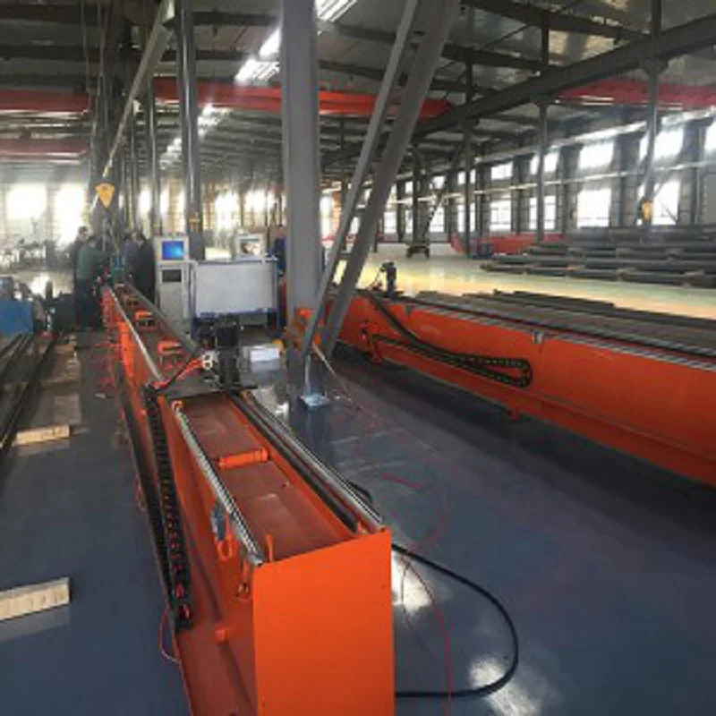 6 WORKING STATIONS CNC CHINA SMALL CHANNEL STEEL PUNCHING LINE