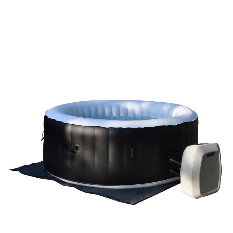 YYD SPA Half MeshPVC Inflatable Hot Tub SPA Outdoor Portable SPA Pool with Type C